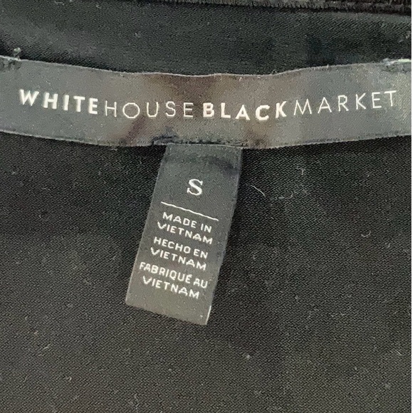 White House Black Market Reversible Sheath Dress – Floral / Black – Size S #154 - Picture 7 of 8